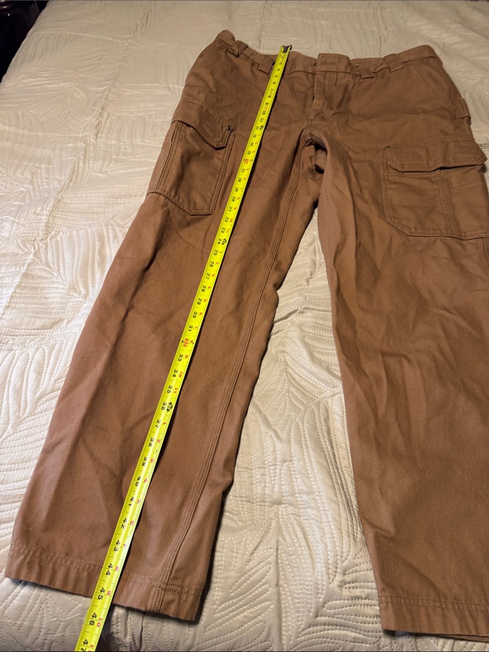 Duluth Trading Co Brown Cargo Utility Pants